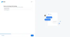 Tidio onboarding — business model, industry, and conversation volume